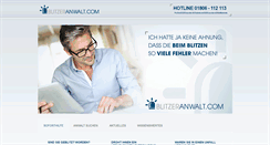 Desktop Screenshot of blitzeranwalt.com